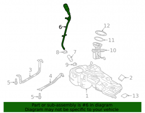 Fuel filler neck Volvo XC40 19-25
