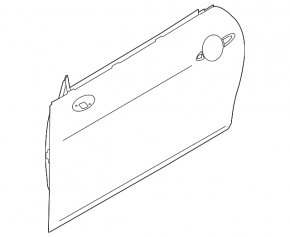 Door assembly front left Mini Cooper F56 3d 14-24