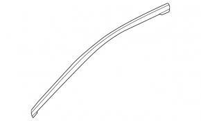 Door molding upper front right Chevrolet Bolt EV 17-23 chrome