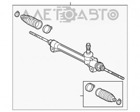 Lexus RX350 RX450h 10-15 Steering Rack