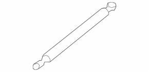 Left tailgate shock absorber for Mini Cooper Clubman R55 07-14