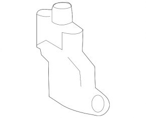 Left wing apron outer bracket for Toyota Rav4 19-25