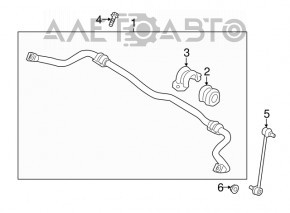 Front stabilizer Hyundai Tucson 16-21