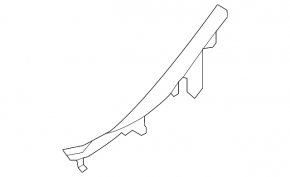 Windscreen wiper seal left Nissan Rogue 14-20