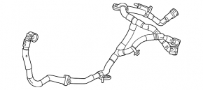 Chevrolet Equinox EV cooling system hose 24-26 from the valve