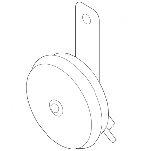 Right horn for Subaru Forester 14-18 SJ high with bracket