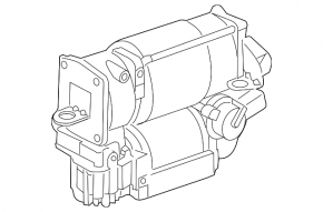 Air suspension compressor Mercedes CLS-class C218 11-18