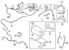 Lambda probe front second Ford Explorer 13-19 3.5 sport