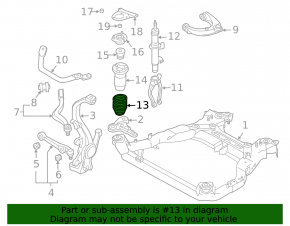 Front right spring Mazda6 03-08