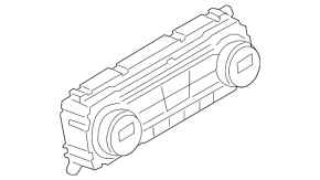 Climate control Ford Bronco Sport 21-25 auto