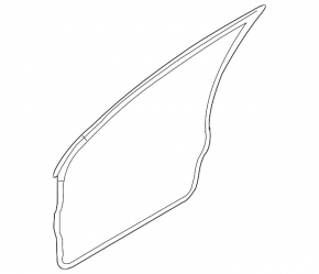 Mitsubishi Galant 04-12 front left door seal