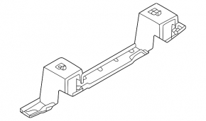Rear bumper mount, center lower, Mazda CX-50 23-26
