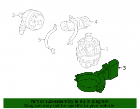 BMW 3 G20 21-25 Plug-in Inverter Cooling Pump Bracket