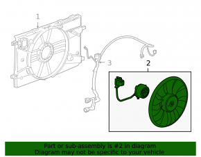 Cooling Fan Chevrolet Cruze 11-16