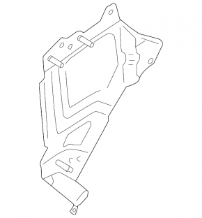 Bracket ECU engine computer Nissan Rogue 21-22 2.5