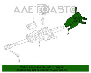 Guitar assembly Mercedes CLA 14-19