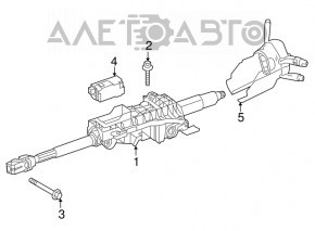 Guitar assembly Mercedes CLA 14-19