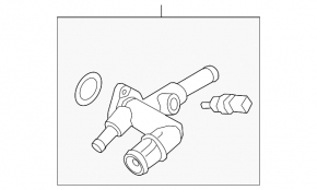 Cooling system tee Hyundai Tucson 16-21 2.0