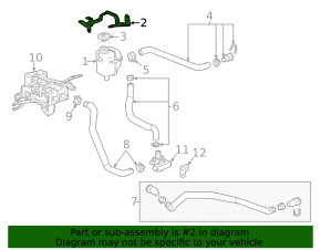 Bracket for the expansion tank of the heater Chevrolet Bolt EUV 22-23