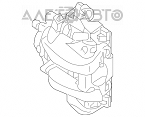 Rear left caliper assembly for Mercedes W164 ML W251 R