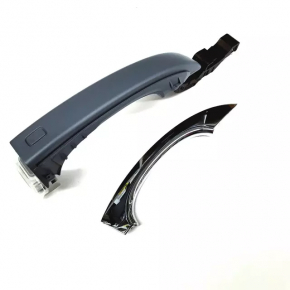 Door handle outer rear left Audi A6 C7 12-18 keyless chrome