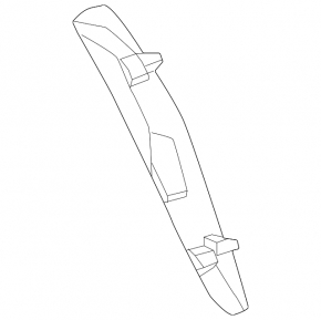 Left inner tailgate light trim BMW i4 22-26