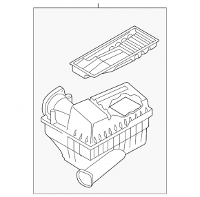 Air filter housing Audi Q3 8U 15-18 CCTA