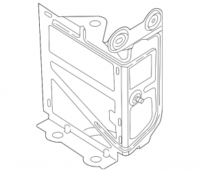 Additional radiator bracket water Audi A3 8V 15-16 2.0T metal