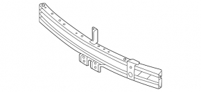 Nissan Rogue Sport 17-22 front bumper reinforcement for radar cruise control