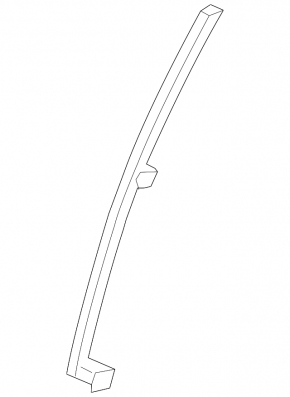 Rear right door glass guide Subaru XV Crosstrek 18-23