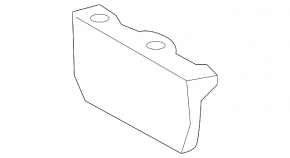 Rear left mudguard for Lexus GX460 10-23