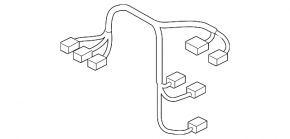 Wiring heater VW Touareg 11-17 without dry heating element