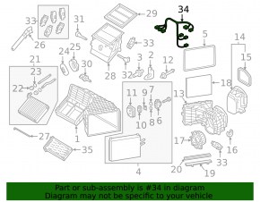 Wiring heater VW Touareg 11-17 without dry heating element