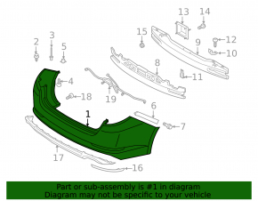 Bare rear bumper Kia Optima 11-13 prerest usa