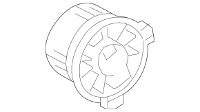 Heater Fan Motor 3 Row Toyota Highlander 08-13