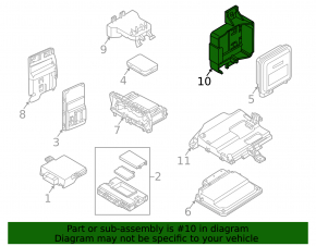 HOMELINK control unit bracket for Audi A5 F5 11-25
