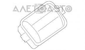 Passenger airbag in the dashboard of a Nissan Sentra 2007-2012