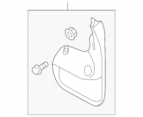 Rear left mudguard for Ford C-max MK2 13-18