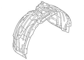 Front right fender liner Mazda MX-30 22-26
