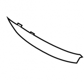 Front bumper lip right Ford Focus mk3 15-18 rest Sport SIGNEDA