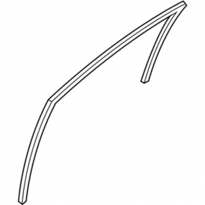 Front left glass seal Ford Ecosport 18-22