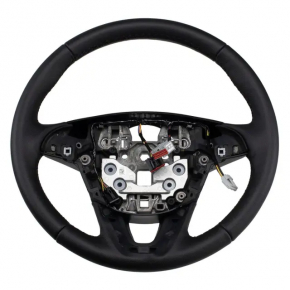 Lincoln MKZ 13-20 steering wheel, black leather, scratches