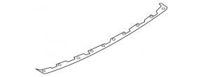 Rear bumper molding Ford Explorer 20-24 chrome, Platinum