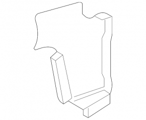 Radiator deflector right lower Mazda CX-5 19-25 2.5T