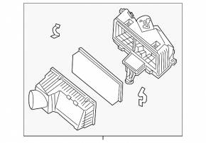 Nissan Pathfinder 13-16 Air Filter Housing