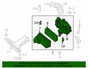 Nissan Pathfinder 13-16 Air Filter Housing