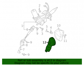 Toyota Prius 2004-09 Steering Column Cover
