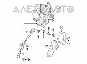 Toyota Prius 2004-09 Steering Column Cover