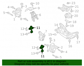 Engine mount left Audi A6 C8 19- 2.0T