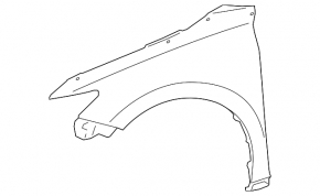 Front left fender Toyota Camry v70 18-24